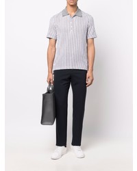 Thom Browne Knitted Striped Polo Shirt