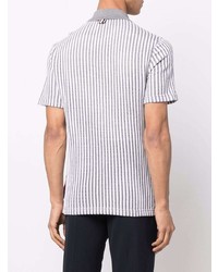 Thom Browne Knitted Striped Polo Shirt