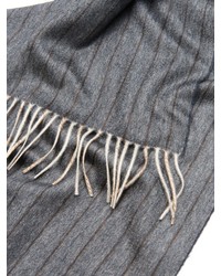 Colombo Striped Cashmere And Silk Blend Scarf