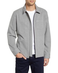 Calibrate Pinstripe Modern Fit Shirt Jacket