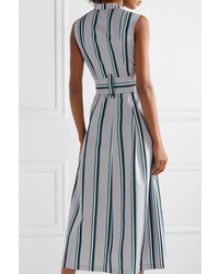Diane von Furstenberg Striped Cotton Midi Dress