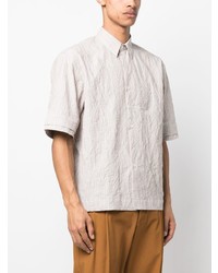 SAGE NATION Striped Buttoned Cotton Shirt