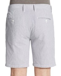 Saks Fifth Avenue BLACK Striped Cotton Shorts