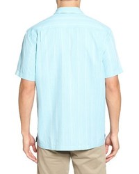 Tommy Bahama Zaldera Stripe Silk Camp Shirt