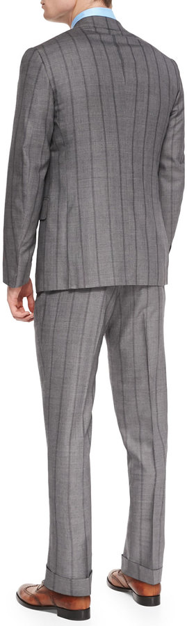 TCW Shadow Stripe Suit