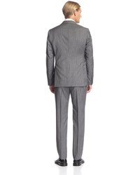 Armani Collezioni Stripe 2 Button Notch Lapel Suit