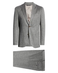 Jack Victor Unconstructed Hartford Wool Blend Suit In Grey At Nordstrom