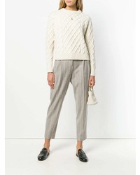 Lorena Antoniazzi Striped Tapered Trousers