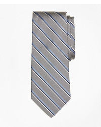 Brooks Brothers Herringbone Sidewheeler Stripe Tie