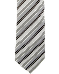 Lanvin Striped Woven Tie
