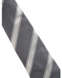 Saint Laurent Yves Silk Striped Tie