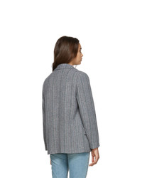 Isabel Marant Etoile Grey Wool Charly Blazer