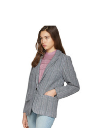 Isabel Marant Etoile Grey Wool Charly Blazer