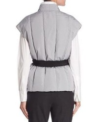 Brunello Cucinelli Cap Sleeve Belted Vest