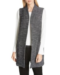Eileen Fisher Long Organic Cotton Blend Vest