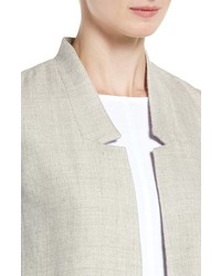 Eileen Fisher Undyed Alpaca Linen Vest