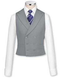Charles Tyrwhitt Classic Fit Grey Wool Morning Suit Vest