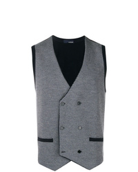 Lardini Double Breasted Fitted Waistcoat