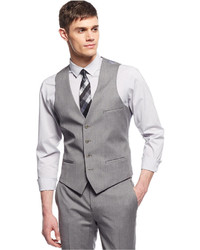 Bar III Light Grey Extra Slim Fit Vest