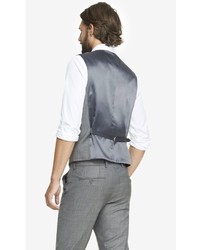 Express Micro Twill Suit Vest