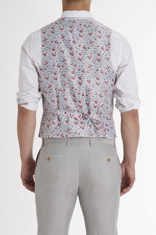 Paisley Gray Skinny Vest, $89 | JackThreads | Lookastic