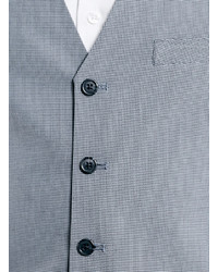 Topman Grey Puppytooth Suit Waistcoat