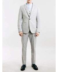 Topman Light Grey Suit Vest