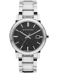 Burberry Check Dial Stainless Steel Watch