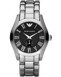 Emporio Armani Classic Round Stainless Steel 425mm Watch Black