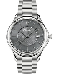 Salvatore Ferragamo Ferragamo Time 41mm Stainless Steel Watch Gray