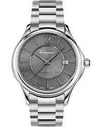 Salvatore Ferragamo Ferragamo Time 41mm Stainless Steel Watch Gray