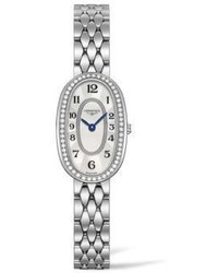 Longines Symphonette Diamond Mother Of Pearl Stainless Steel Watch