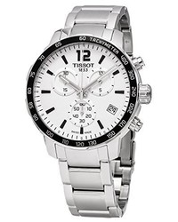 Tissot Swiss Quartz Stainless Steel Casual Watch Colorsilver Toned