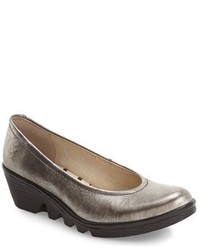 Fly London Mid Wedge Pump