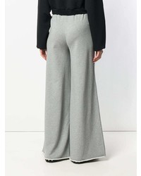 T by Alexander Wang Distressed Wide Leg Track Pants