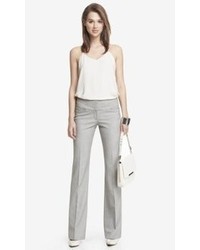 Express Studio Stretch Wide Waistband Flare Editor Pant