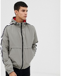 Jack & Jones Core Hooded Jacket With Side Taping