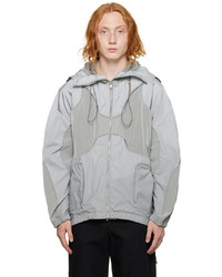 Dion Lee Gray Tech Reflective Jacket