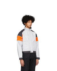 AFFIX Grey And Orange Work Jacket