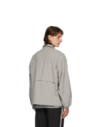 Chemist Creations Grey Half Zip Track Jacket