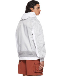 Nike Grey Sacai Edition Bomber Jacket