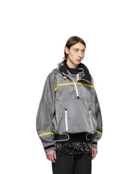 Givenchy Grey Tech Pullover Jacket
