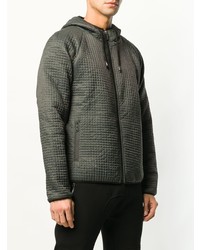 Roberto Cavalli Textured Hooded Jacket
