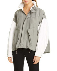 Givenchy Two Tone Cotton Blend Jacket