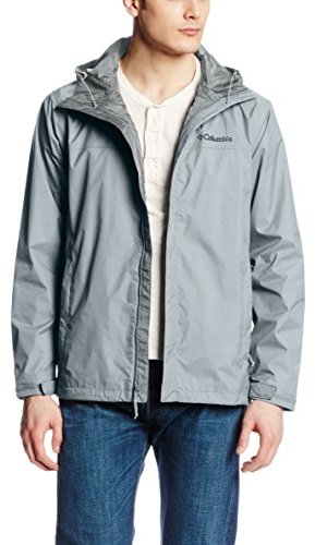 columbia grey rain jacket
