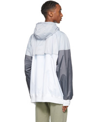 Nike White Grey Windrunner Jacket