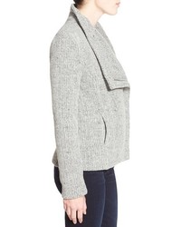 Cupcakes And Cashmere Rue Drape Collar Knit Jacket