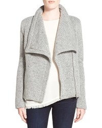Cupcakes And Cashmere Rue Drape Collar Knit Jacket