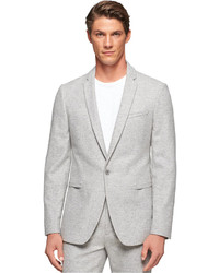 Calvin Klein Ck Premium Wool Flannel Slim Fit Blazer