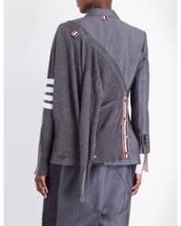 Thom Browne Deconstructed Wool And Cashmere Blazer